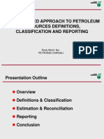 An Integrated Approach To Petroleum Resources Definitions, Classification and Reporting