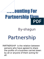 Accounting For Partnership Firm
