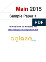 JEE Main Sample Paper (1)