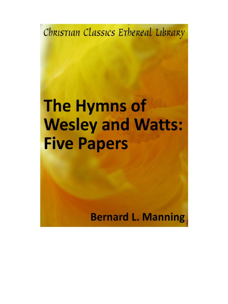 John Wesley Hymns Pdf – Hymns and sacred poems by John Wesley – AINZ