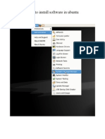 How To Install Software in Ubuntu: Step 1