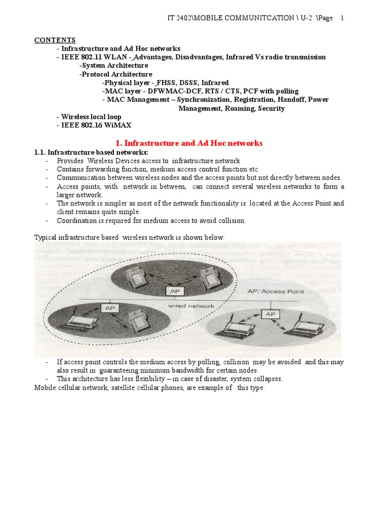 Mobile Communication Network Overview | PDF | Data Transmission ...