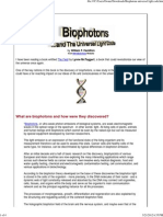 Biophotons: A Revolutionary Discovery