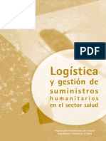 Logística y Gestion de Recursos Humanitarios en El Sector Salud - OPS, OMS