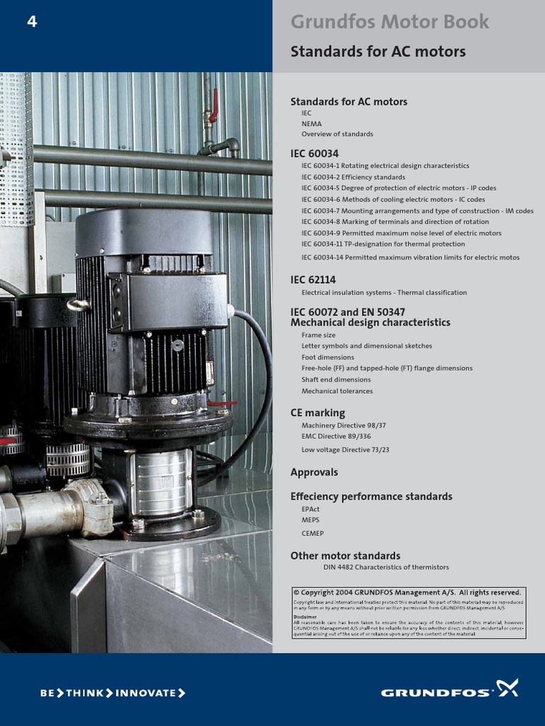 Standards for AC Motors Electric Motor Engineering Tolerance