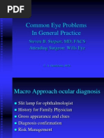 Common Eye Problems and Diagnosis