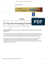 25 Tips For Amazing Sunset Photos - Better Photography