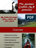 The Kashmir Conflict: UN Solutions: by Suchin Gururangan, Kiron Lebeck, and Niel Lebeck