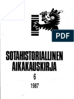 Sotahistoriallinen Aikakauskirja 6 1987