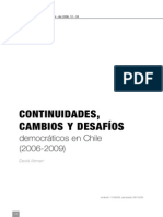 Continuidades, Cambios Y Desafíos, Democráticos en Chile (2006-2009)