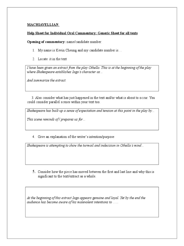 Ib english ioc structure picture