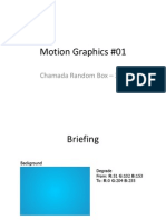 Motion Graphics #01: Chamada Random Box - 30''