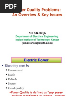 Power Quality Problems: An Overview & Key Issues