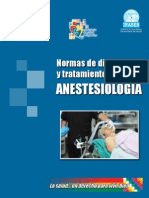 Normas de Diagnostico y Tratamiento en Anestesiologia