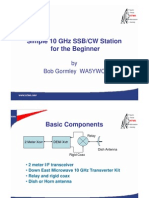 Simple 10 GHZ SSB/CW Station For The Beginner