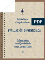 Evaluación Diferenciada: Instituto Linares Consejo de Profesores