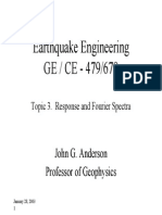 Earthquake Engineering 03-ResponseSpectra