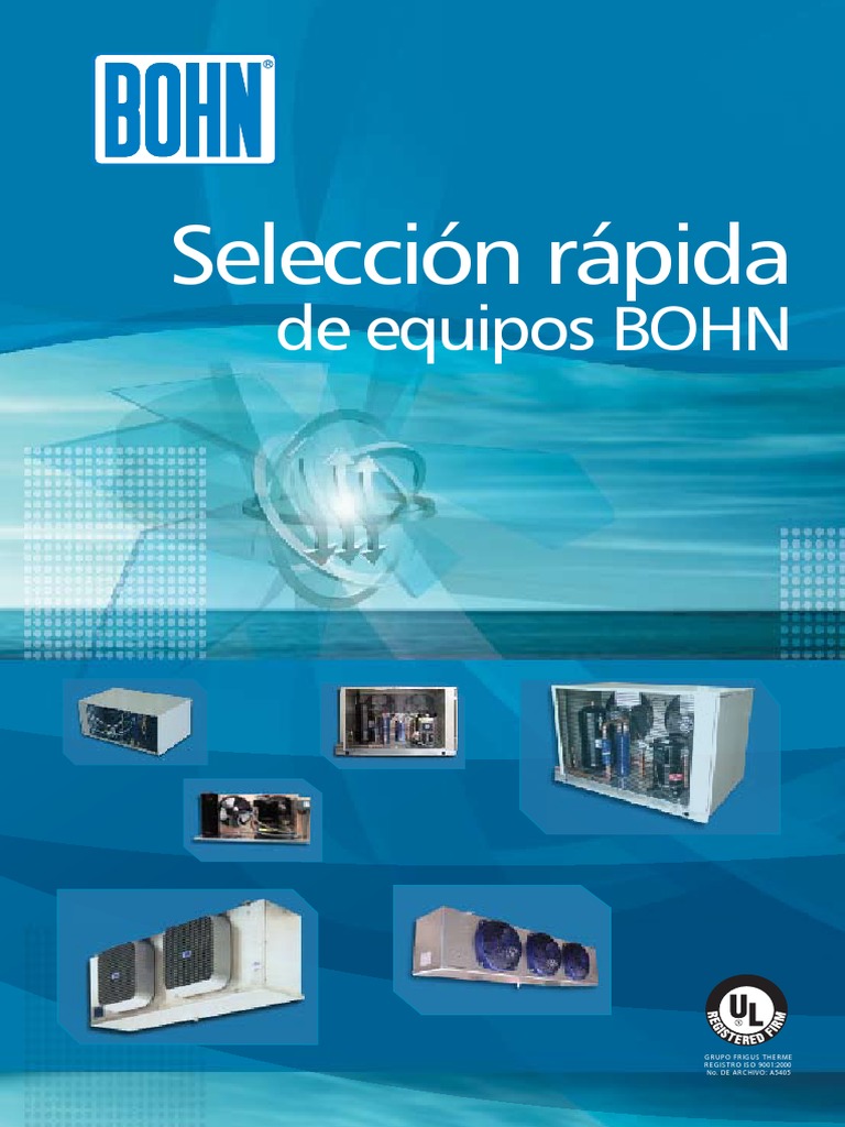 Selección Rápida de Equipos Bohn | PDF | Termodinámica Atmosférica