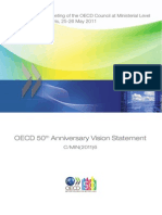 Oecd 50 Anniversary Vision Statement: Meeting of The OECD Council at Ministerial Level Paris, 25-26 May 2011