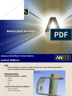 Bolted Joint Contact Stiffness Study