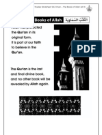 Grade 1 Islamic Studies - Worksheet 2.4.2 Iman - The Books of Allah (PT 2)