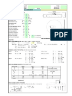 Circular Footing Design Based On ACI 318-08: Input Data & Design Summary