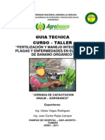 Fertilizacion y Manejo Integrado de Plagas y Enfermedades