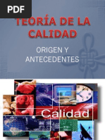 Origen de La Calidad