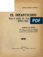 El Infanticidio: Bajo El Punto de Vista Penal y Flédieo Legal