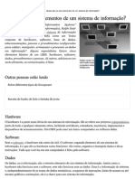 Elementos de Sistema Comuns - Computação