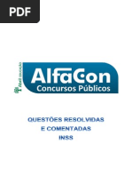 Alfacon Exercicios Comentados Inss