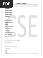AIM:-Implement The Data Link Layer Framing Methods Such As Character Stuffing. Program