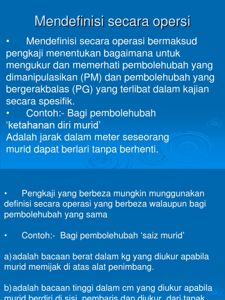 Mendefinisi Secara Operasi Pdf