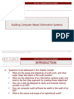 Auditing Computer Based Information Systems