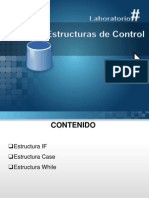 Presentacion - Base de Datos II - Estructuras de Control