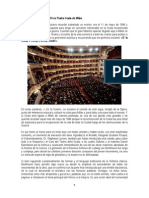 Discurso de Benedicto XVI en Teatro Scala de Milán