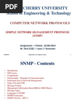 Pondicherry University School of Engineering & Technology: Computer Network Protocols