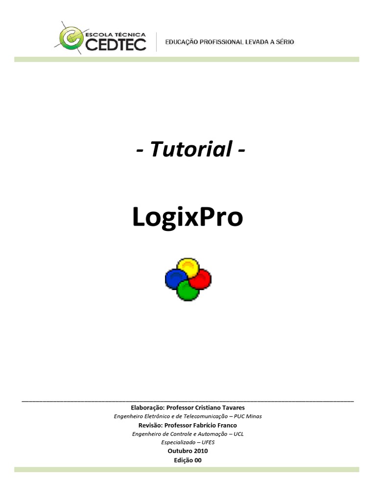 Tutorial Logixpro-Software de Simulação de Programação de PCL | PDF ...