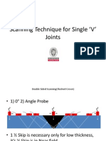 Scanning Technique For Single V' Joints