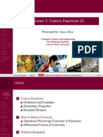 Lecture 2: Convex Functions (I) : Presented By: Jiayu Zhou