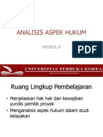 Modul 8-Analisis Aspek Hukum