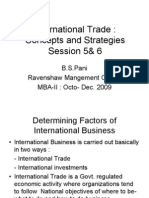International Trade - Session 5&6