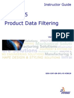 Catia V5 Product Data Filtering: Instructor Guide