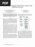 A 5GHz+ 128-bit Binary Floating-Point Adder for the POWER6 Processor