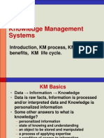 Knowledge Management Systems: Introduction, KM Process, KM Benefits, KM Life Cycle