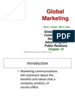 Global Marketing Global Marketing: Global Marketing Communications Decisions I: Advertising and Public Relations