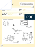 Nelson Phonics Workbook Yellow 1