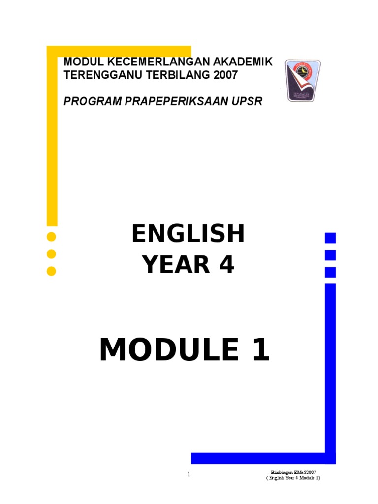 Bi Module 1 Year 4 Pdf Languages Language Arts Discipline