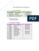 Struktur Kepengurusan Himabio 2014