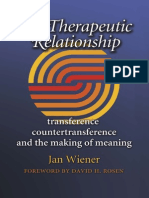 Therapeutic Relationship Transference Weiner